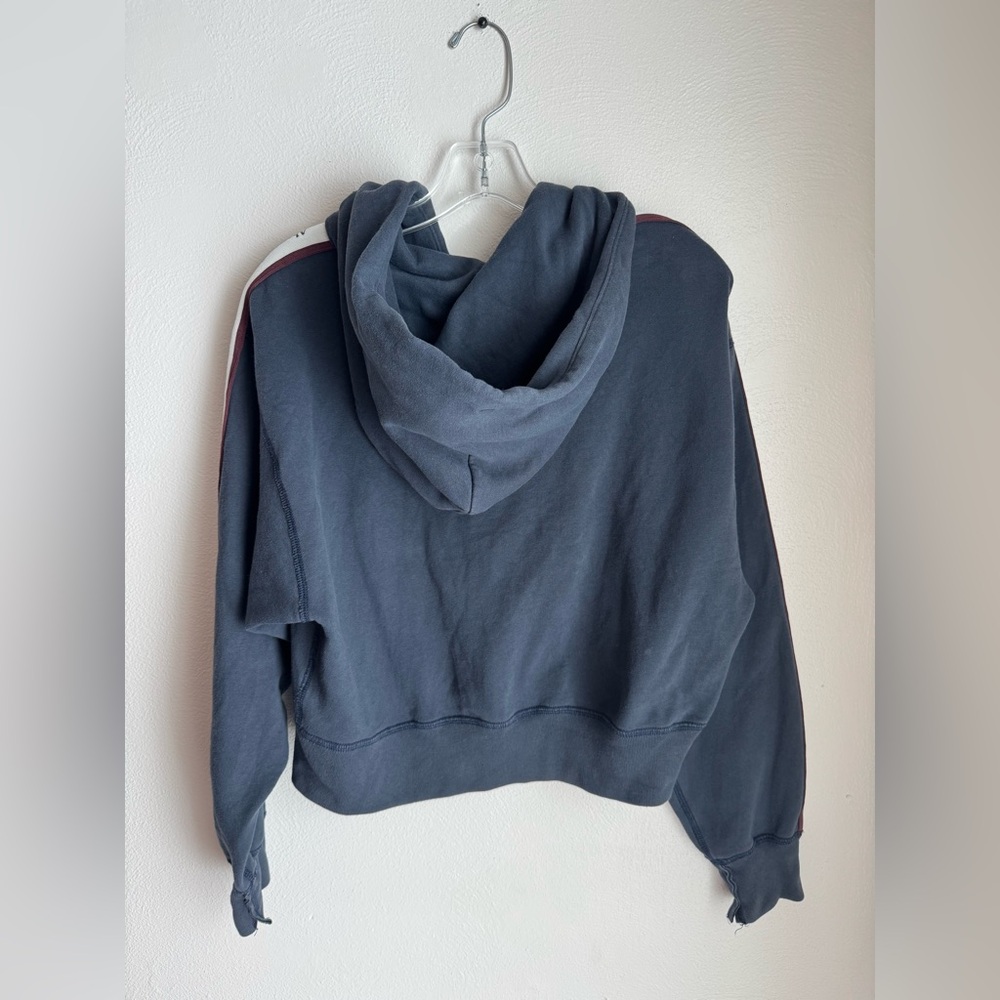 Abercrombie & Fitch Essential Cropped Full Zip Hoodie Jacket - Picture 4 of 5